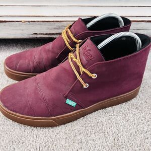 Keep Company The Shaheen Oxblood Vegan Chukka Boots Womens 9 Mens 7.5 Shoes